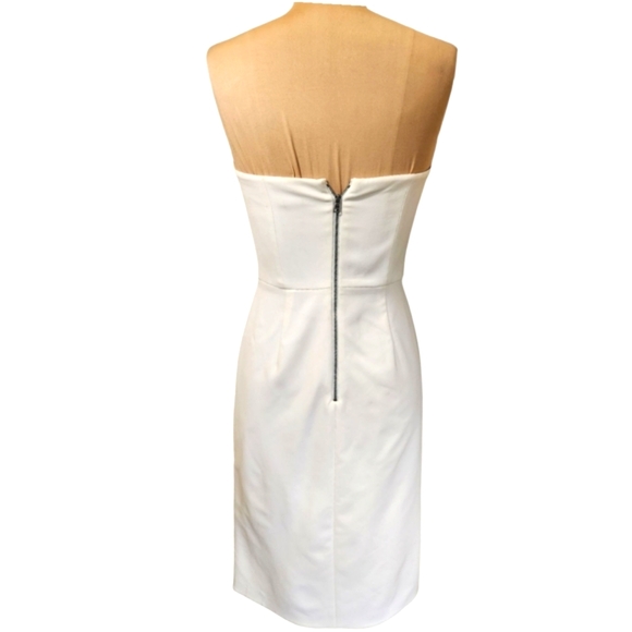 ALICE + OLIVIA "Sia" Asymmetrical Strapless Cocktail Dress - Picture 7 of 11